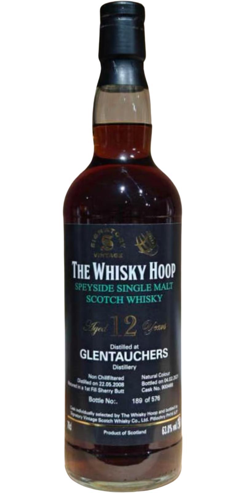 Glentauchers 2008 SV  The Whisky Hoop
