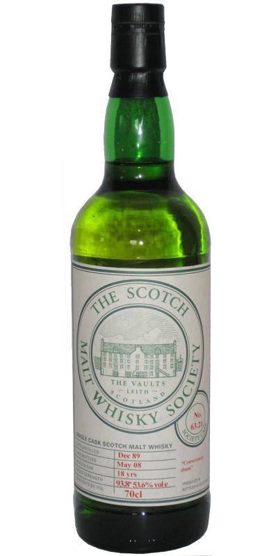 Glentauchers 1989 SMWS 63.21  Conservatory dram