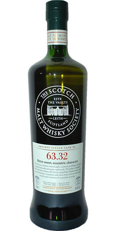 Glentauchers 1989 SMWS 63.32  Bitter-sweet, eccentric character