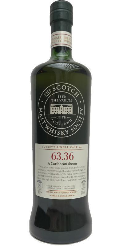Glentauchers 1989 SMWS 63.36  A Caribbean dream