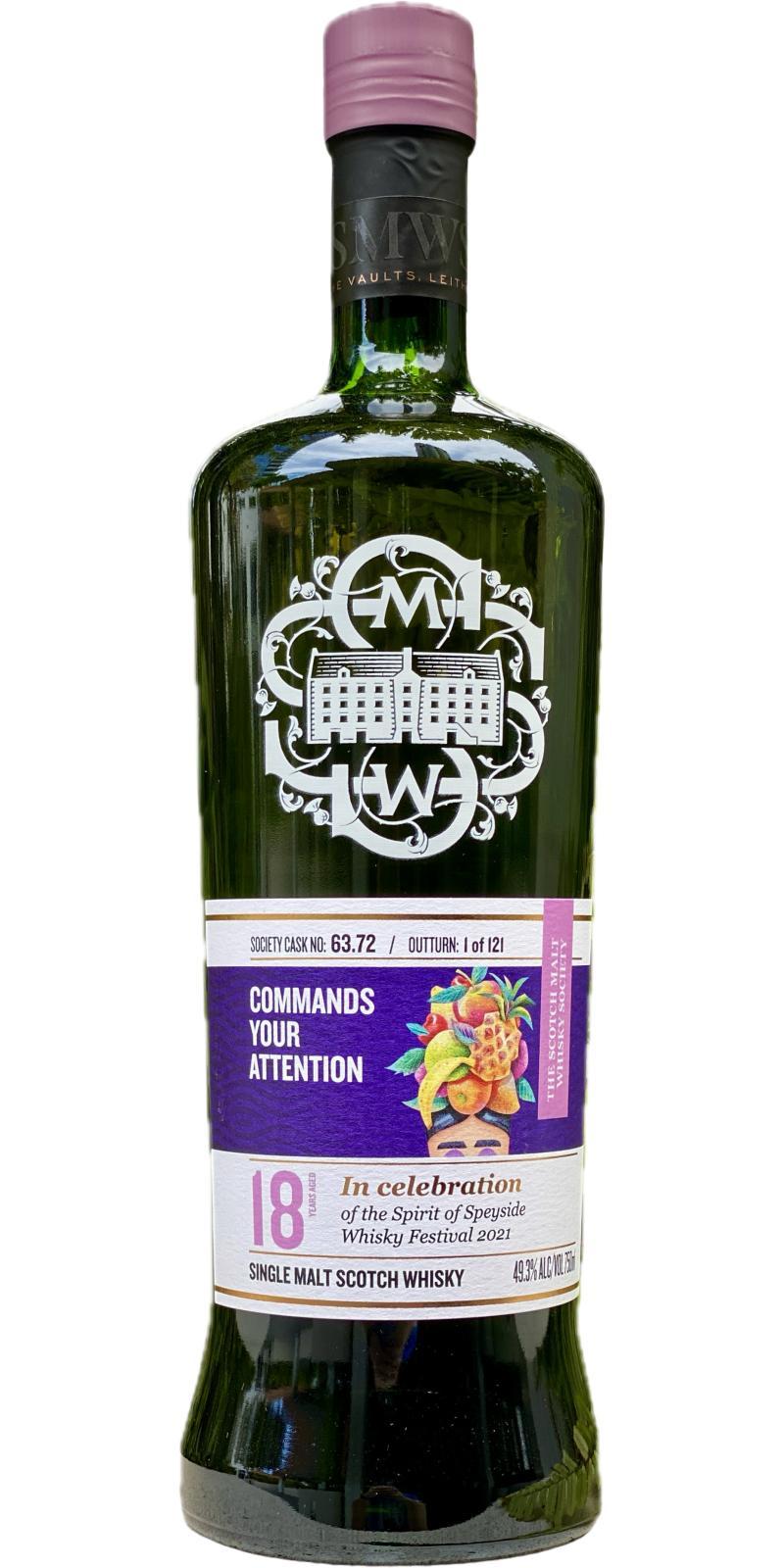 Glentauchers 2002 SMWS 63.72  Commands your attention