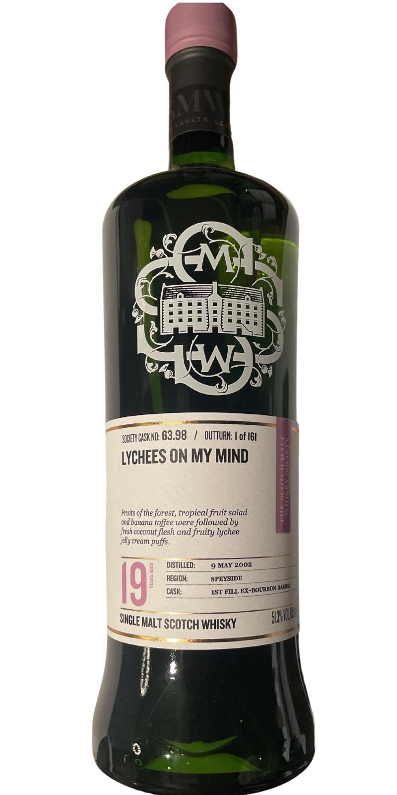 Glentauchers 2002 SMWS 63.98  Lychees on my mind