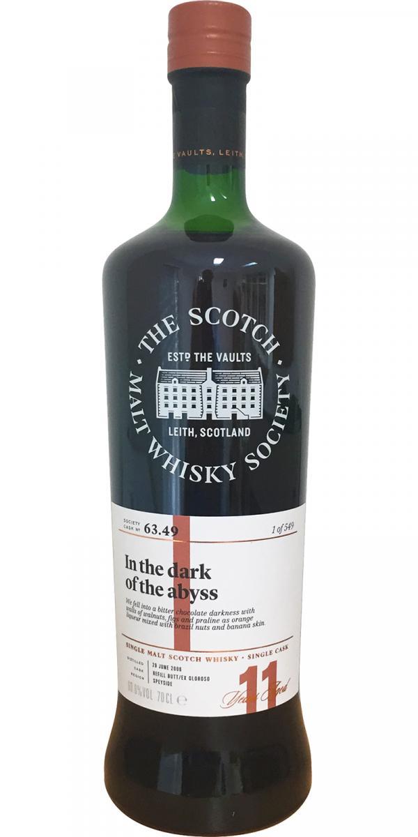 Glentauchers 2006 SMWS 63.49  In the dark of the abyss