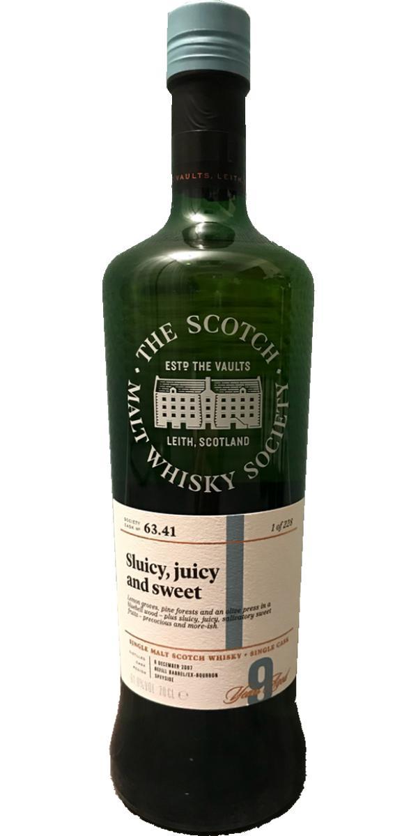 Glentauchers 2007 SMWS 63.41  Sluicy, juicy and sweet