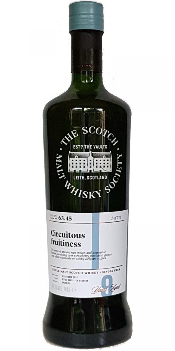 Glentauchers 2007 SMWS 63.45  Circuitous fruitiness