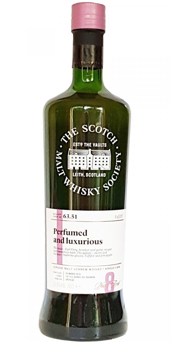 Glentauchers 2010 SMWS 63.51  Perfumed and luxurious