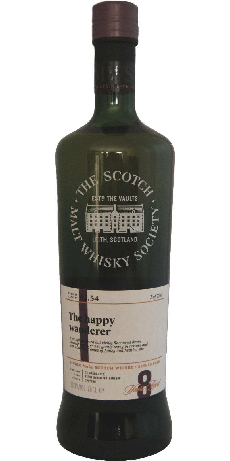 Glentauchers 2010 SMWS 63.54  The happy wanderer