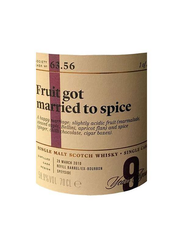 Glentauchers 2010 SMWS 63.56  Fruit got married to spice