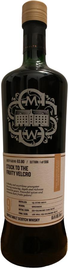 Glentauchers 2011 SMWS 63.80  Stuck to the fruity velcro