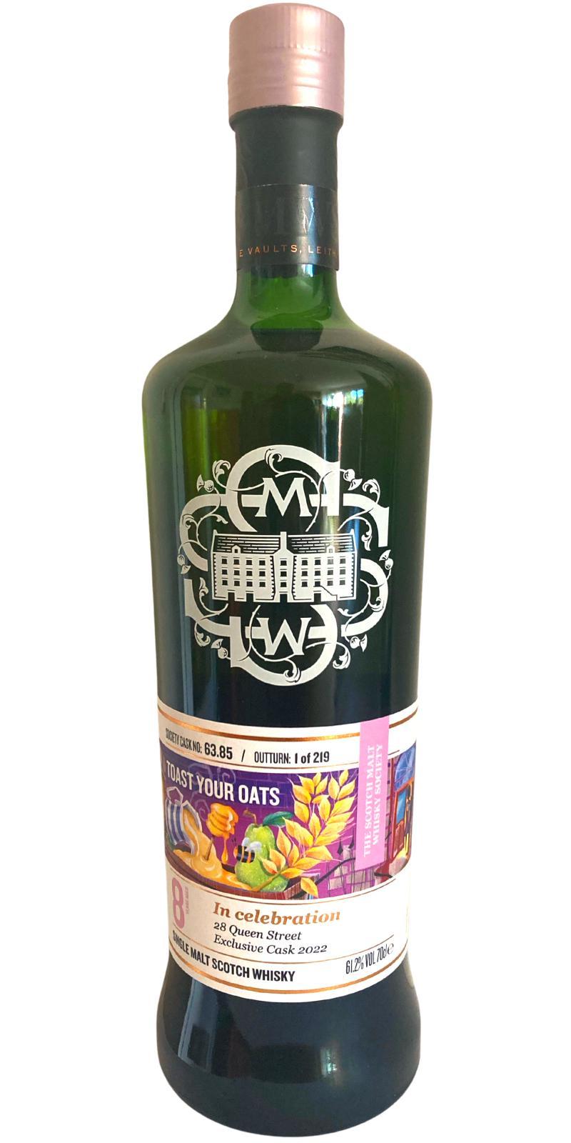 Glentauchers 2013 SMWS 63.85  Toast your oats