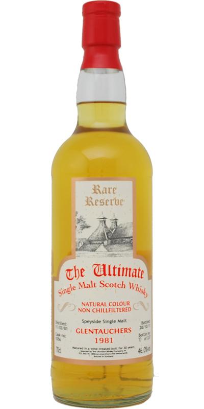 Glentauchers 1981 vW  The Ultimate - Rare Reserve