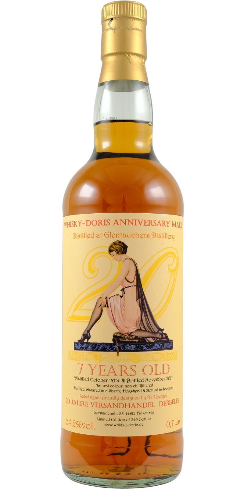 Glentauchers 2014 WD  20th Anniversary Malt