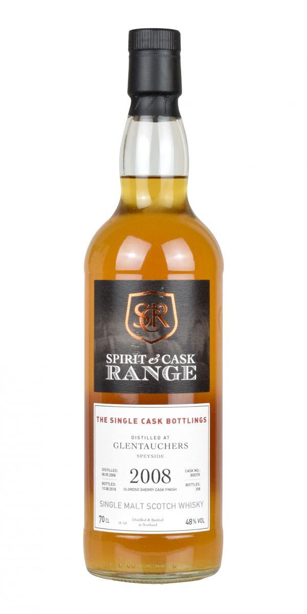 Glentauchers 2008 Wx  Spirit & Cask Range