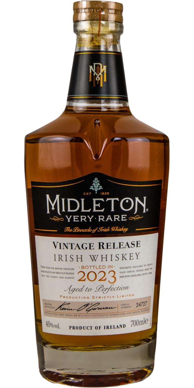 Midleton Very Rare  Vintage Release 2023