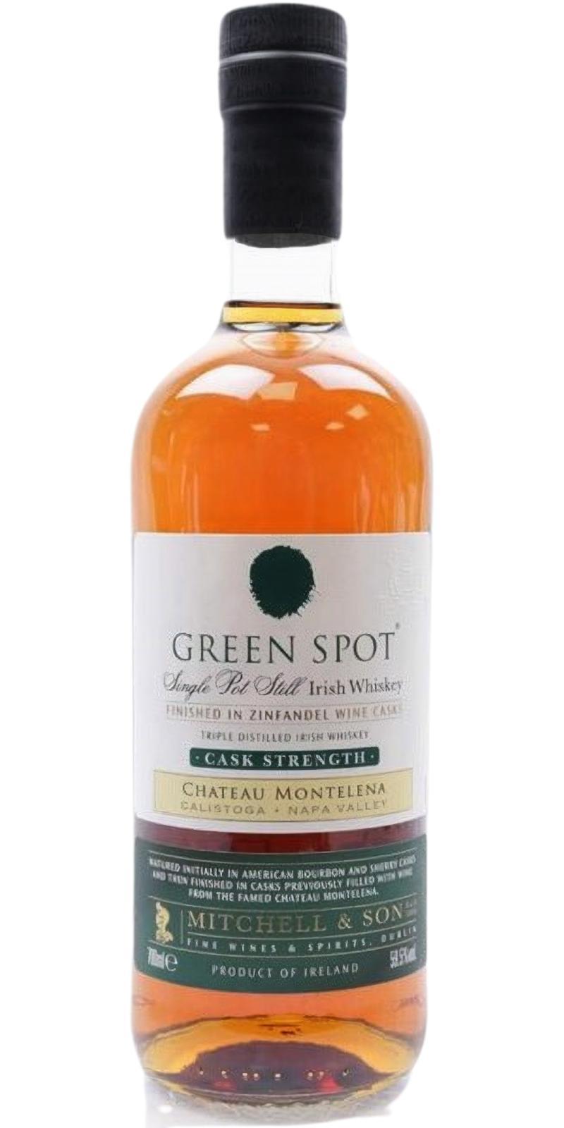 Green Spot 10-year-old  Chateâu Montelena Cask Strength