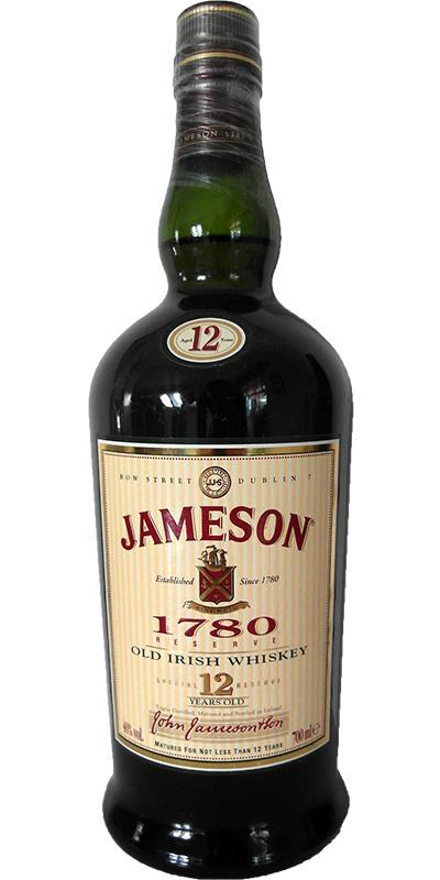 Jameson 12-year-old  Jameson 1780 - Special Reserve