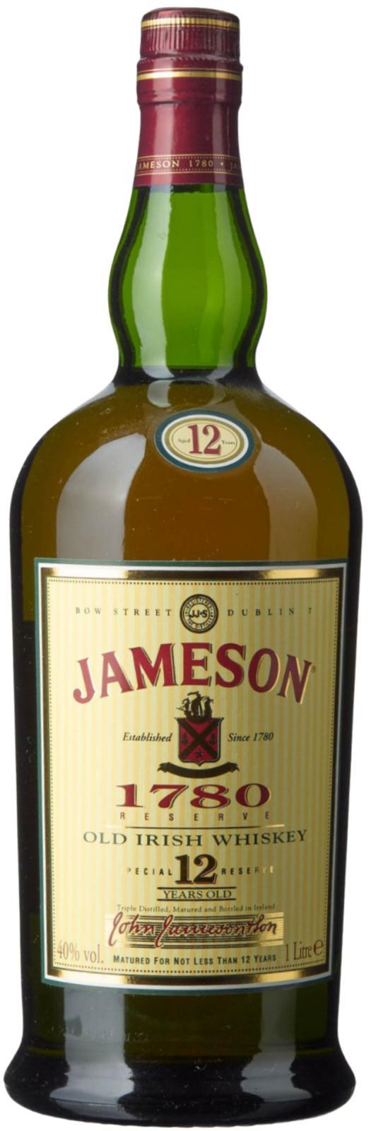 Jameson 12-year-old  Jameson 1780 - Special Reserve