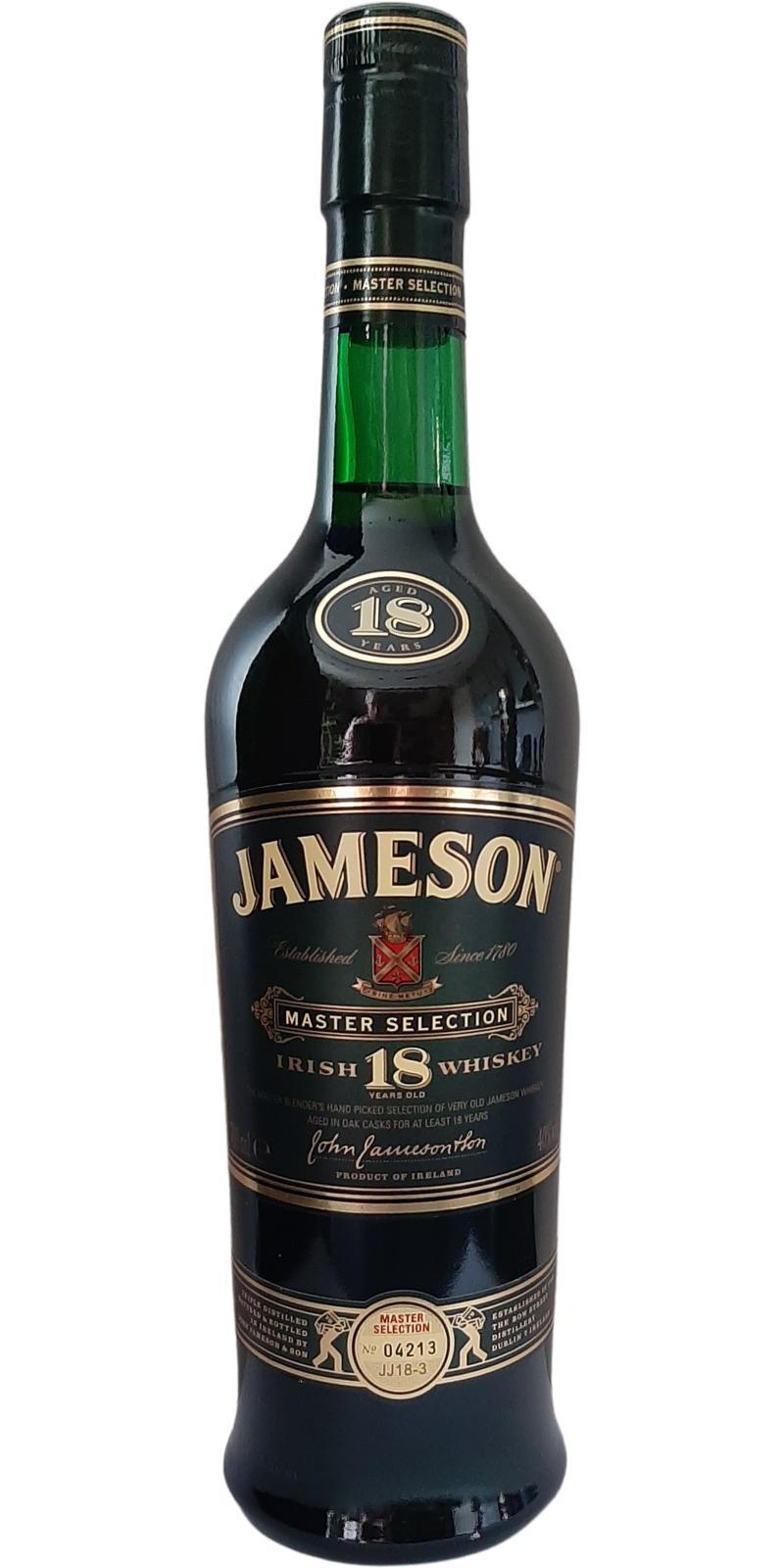 Jameson 18-year-old  Master Selection