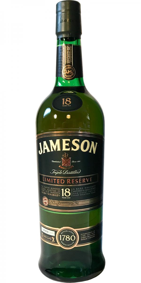 Jameson 18-year-old  Limited Reserve
