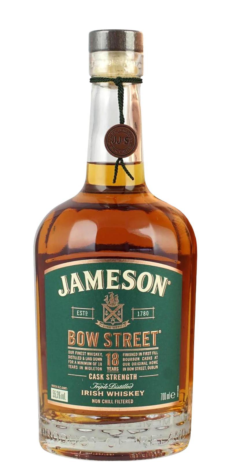 Jameson 18-year-old  Bow Street Cask Strength
