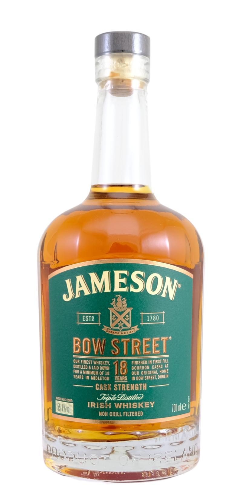 Jameson 18-year-old  Bow Street Cask Strength