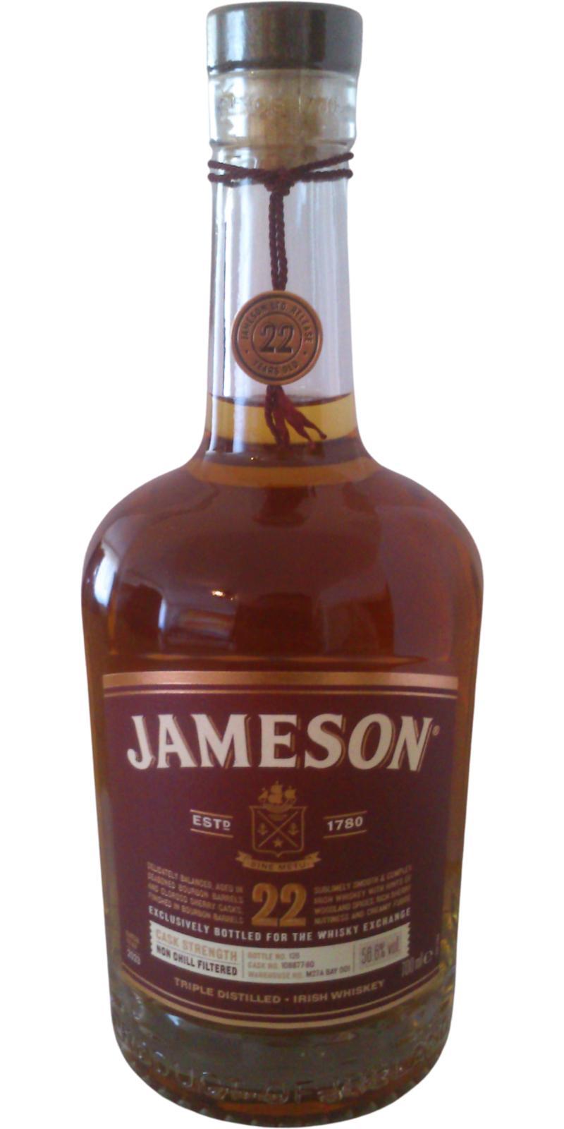 Jameson 22-year-old  Cask Strength