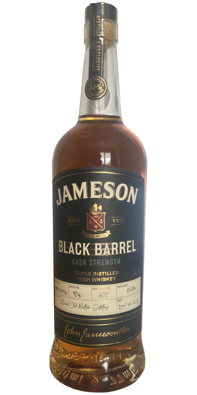 Jameson Black Barrel  Cask Strength