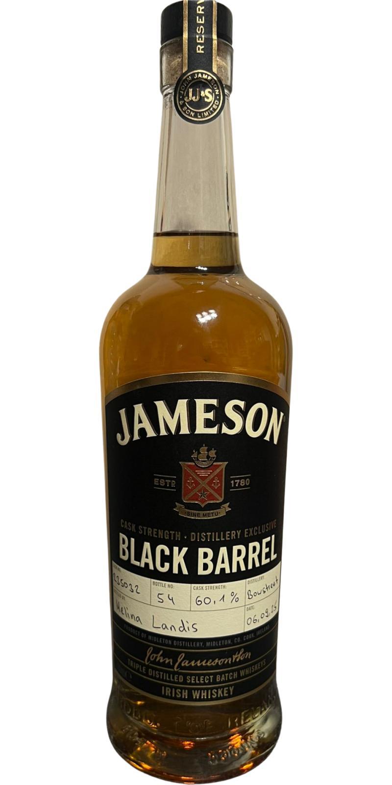 Jameson Black Barrel  Distillery Exclusive