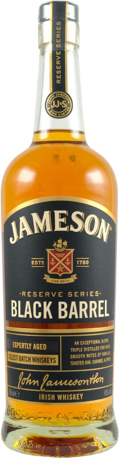 Jameson Black Barrel  Reserve Series