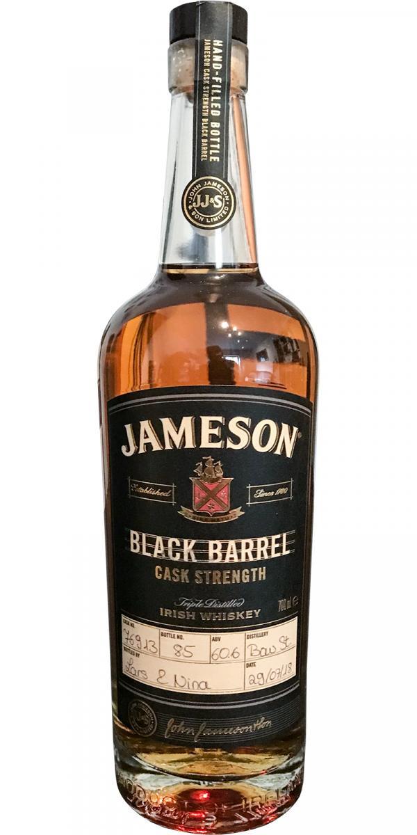 Jameson Black Barrel - Cask Strength  Hand Bottled at the Distillery
