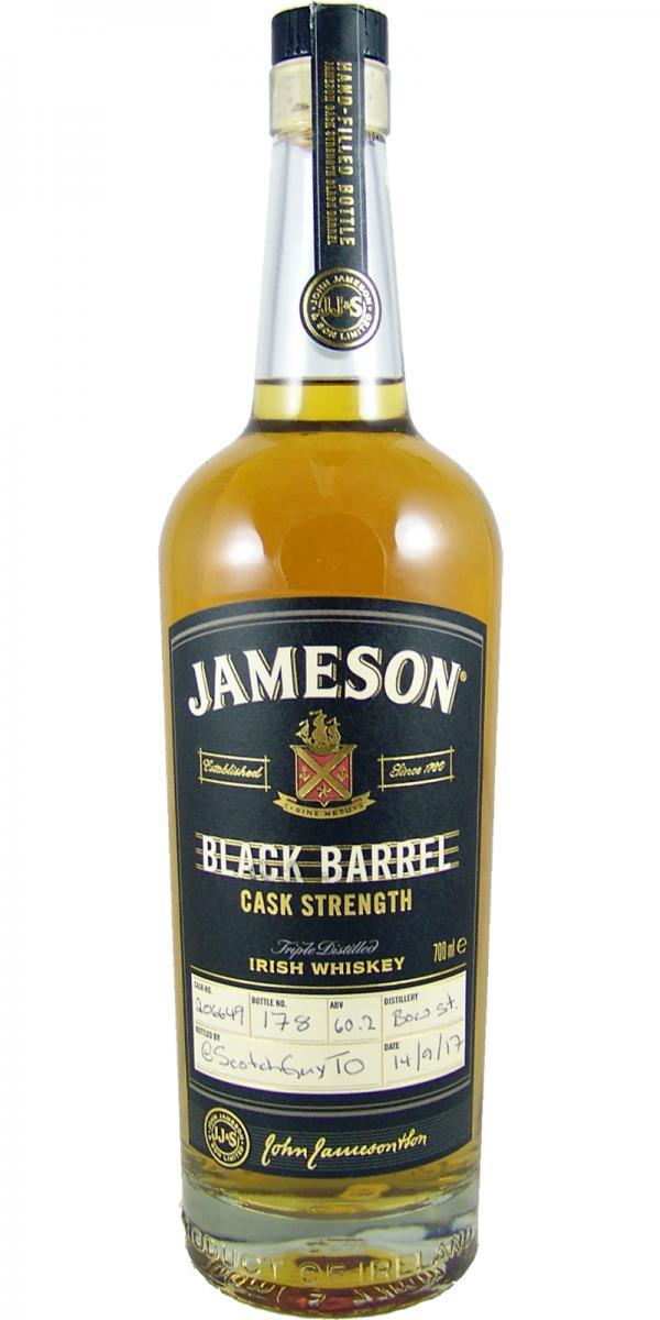 Jameson Black Barrel - Cask Strength  Hand Bottled at the Distillery
