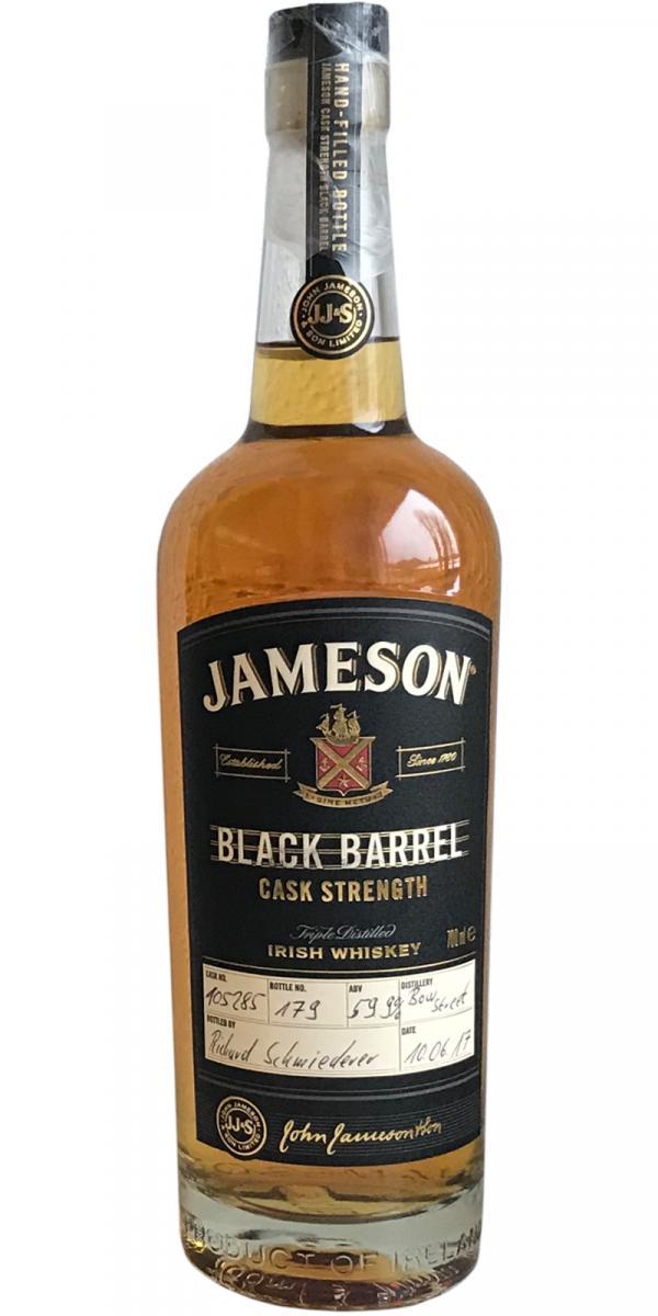 Jameson Black Barrel - Cask Strength  Hand Bottled at the Distillery
