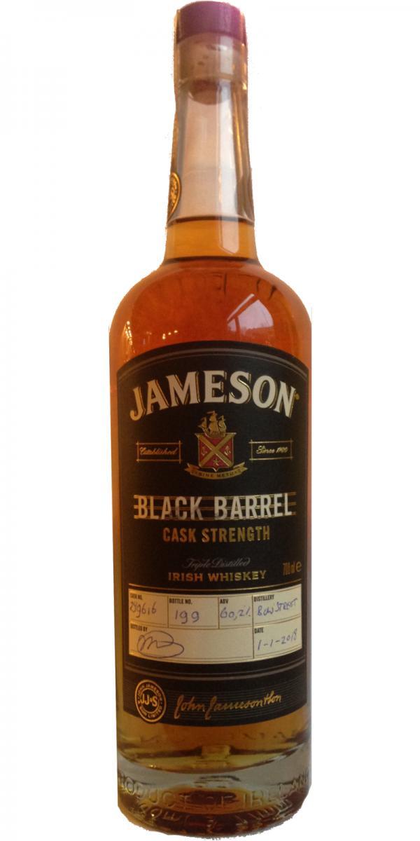 Jameson Black Barrel - Cask Strength  Hand Bottled at the Distillery