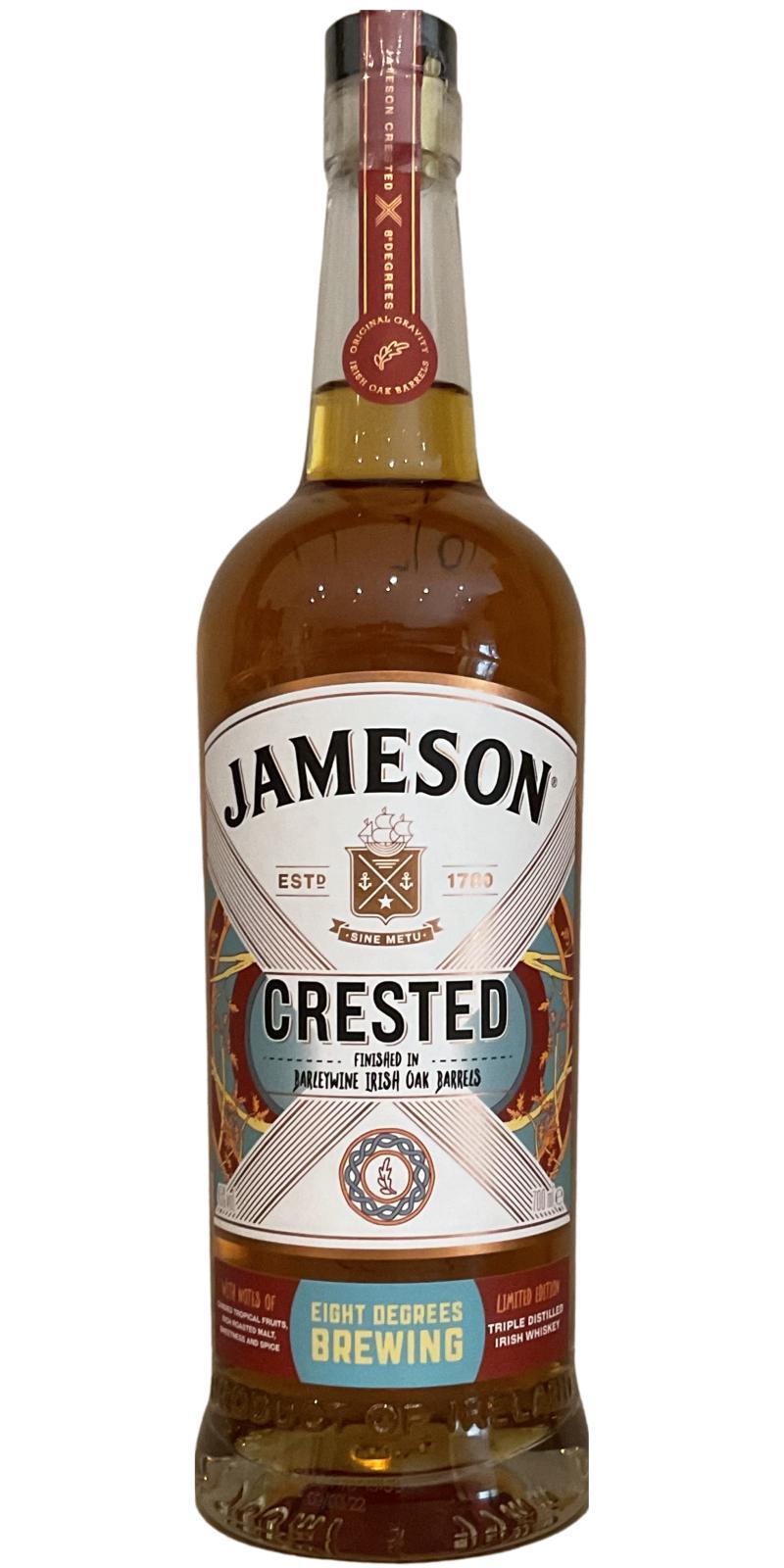 Jameson Crested - Original Gravity Barleywine  x Eight Degrees Brewing Limited Edition
