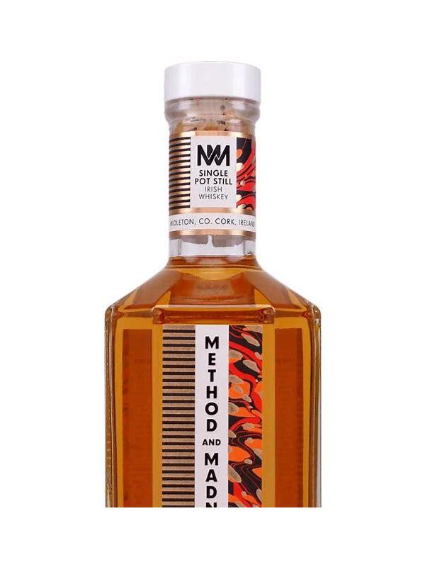 Method and Madness Single Pot Still Irish Whiskey  Amburana Wood Finish
