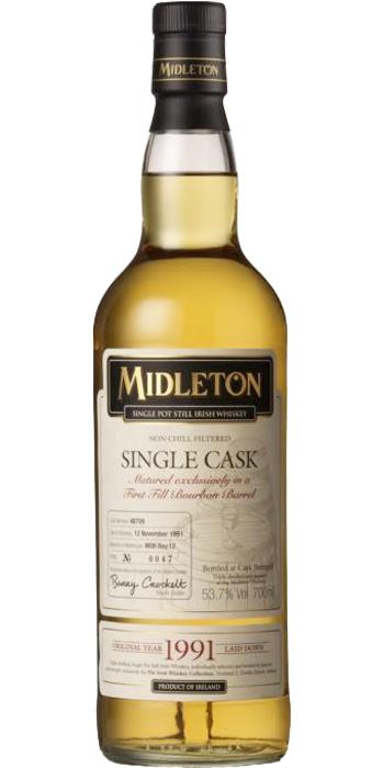 Midleton 1991 Single Cask  Exclusive to Irish Whiskey Collection
