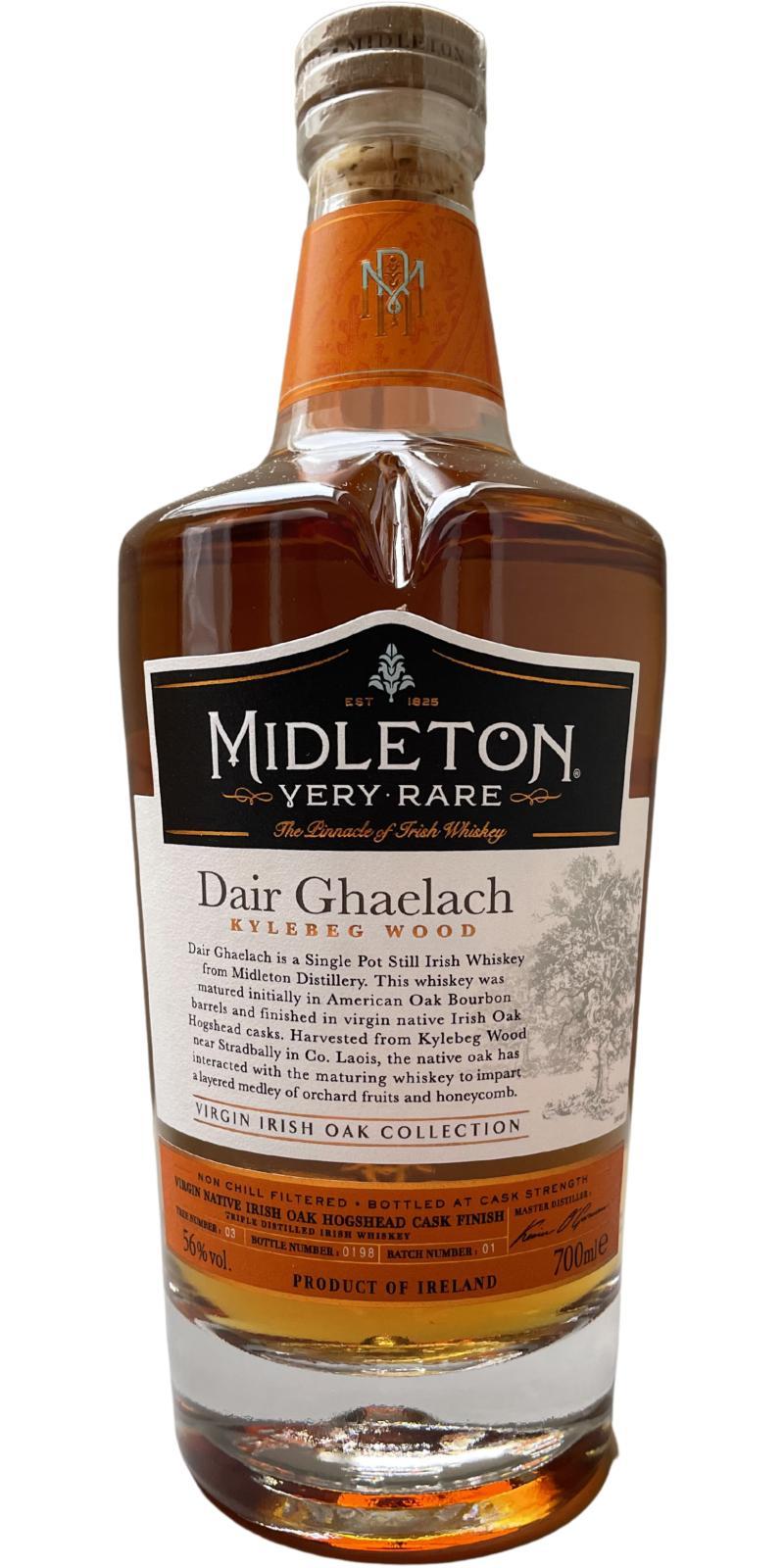 Midleton Dair Ghaelach Kylebeg Wood - Tree 3  Virgin Irish Oak Collection