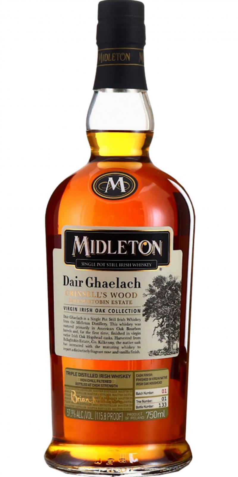 Midleton Dair Ghaelach Tree 1  Virgin Irish Oak Collection