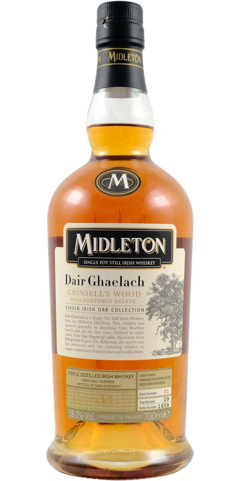 Midleton Dair Ghaelach Tree 9  Virgin Irish Oak Collection