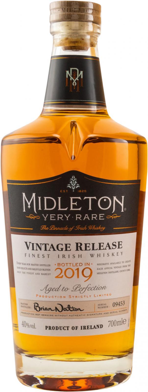 Midleton Very Rare  Vintage Release 2019