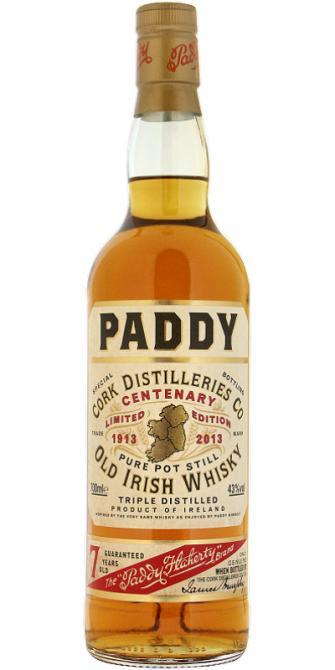Paddy Centenary 1913-2013  Limited Edition