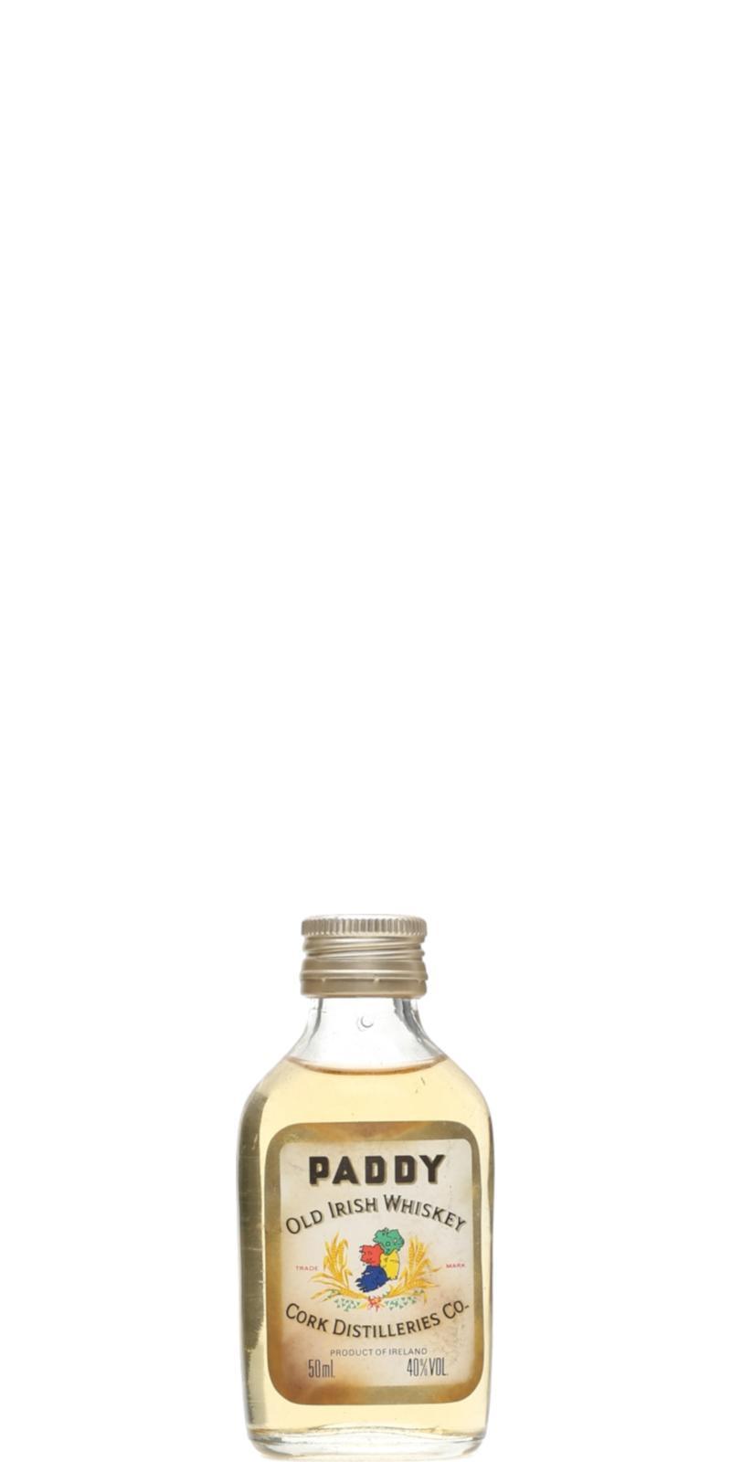 Paddy Old Irish Whiskey  Cork Distilleries Co.