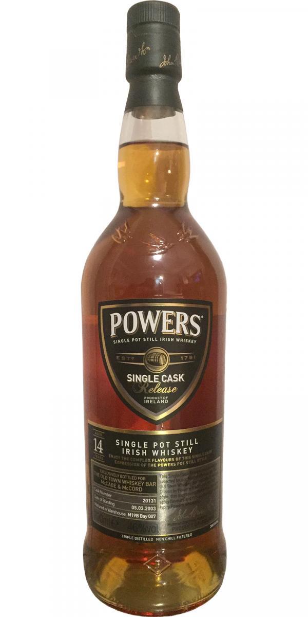 Powers 2003  Single Cask Release