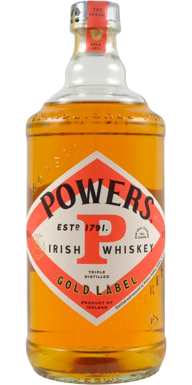Powers Gold Label  Triple Distilled