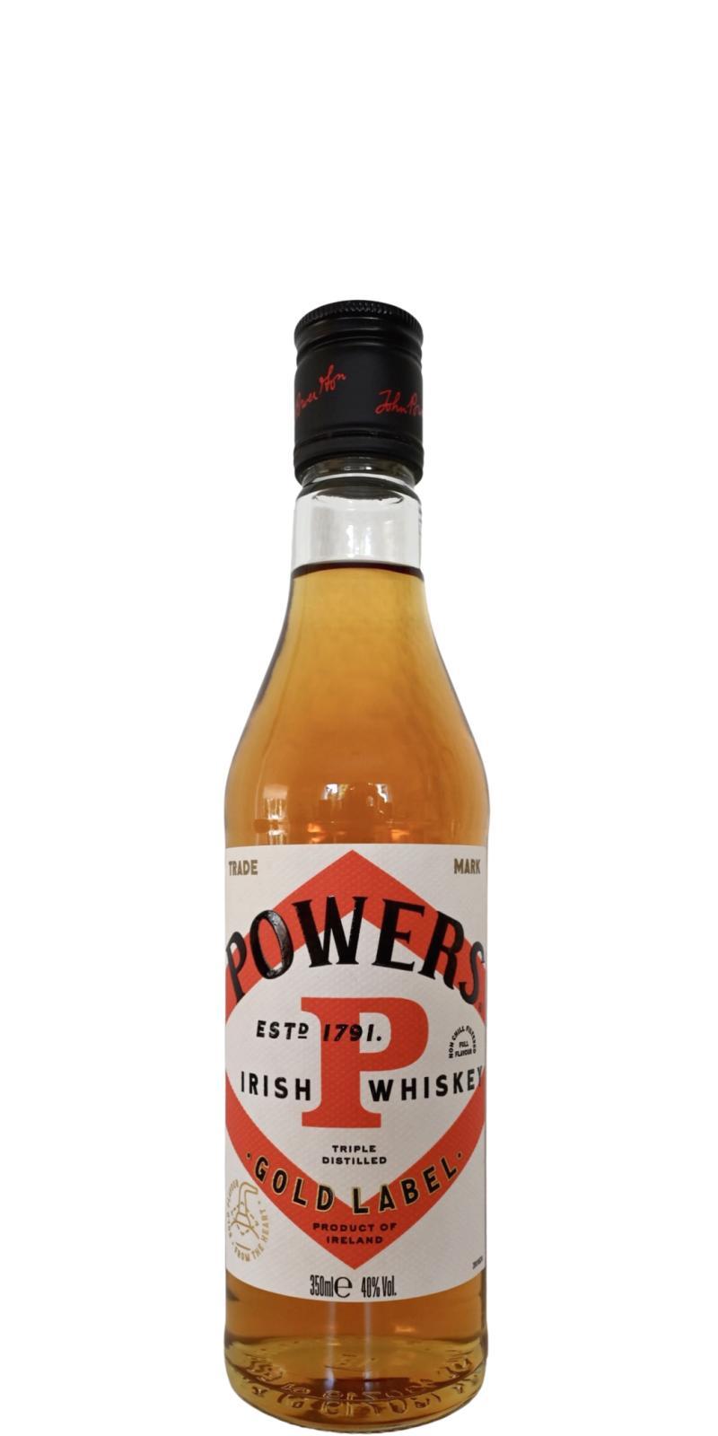 Powers Gold Label  Triple distilled