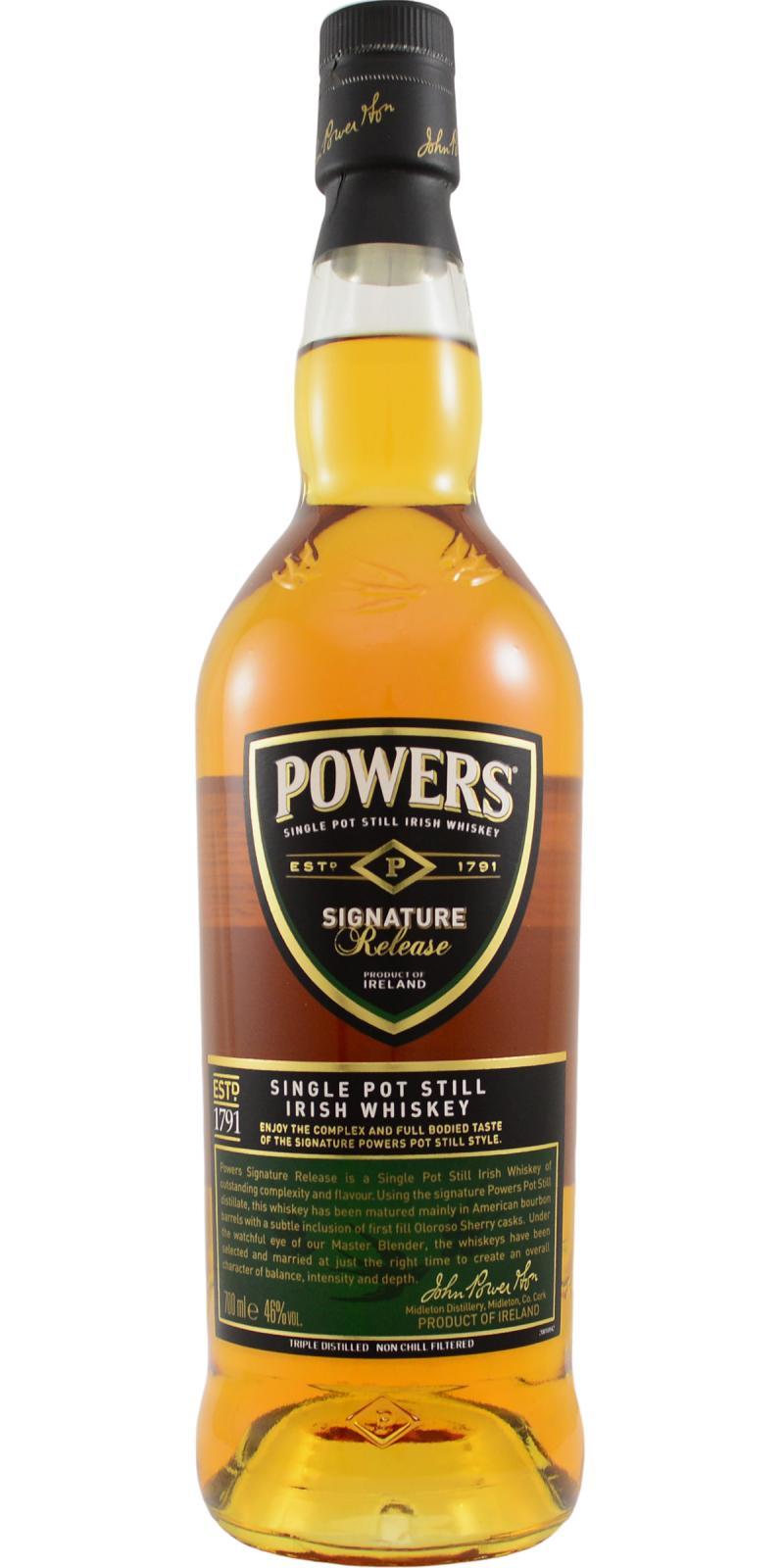 Powers Signature Release  Irish Whiskey