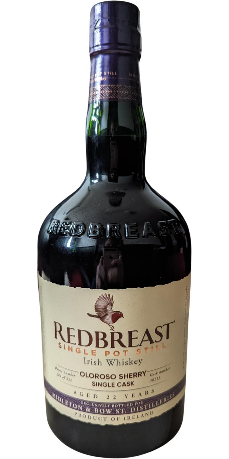 Redbreast 1999  Oloroso Sherry Single Cask