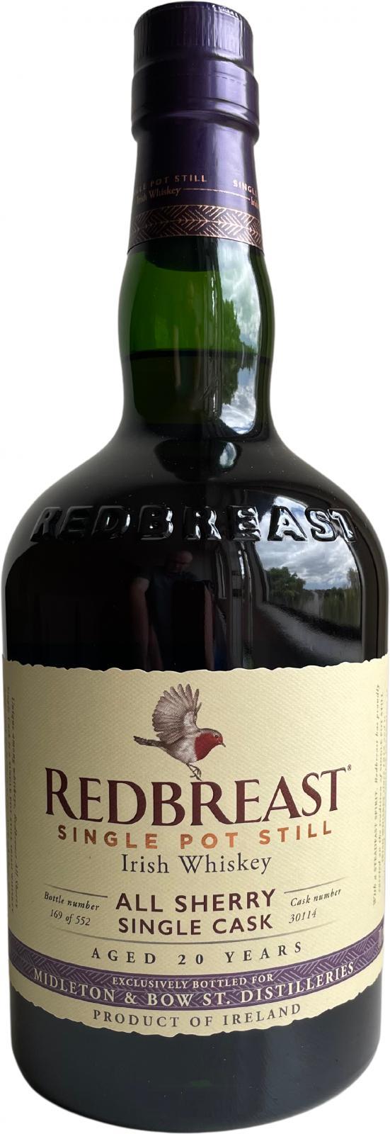 Redbreast 20-year-old  All Sherry - Single Cask