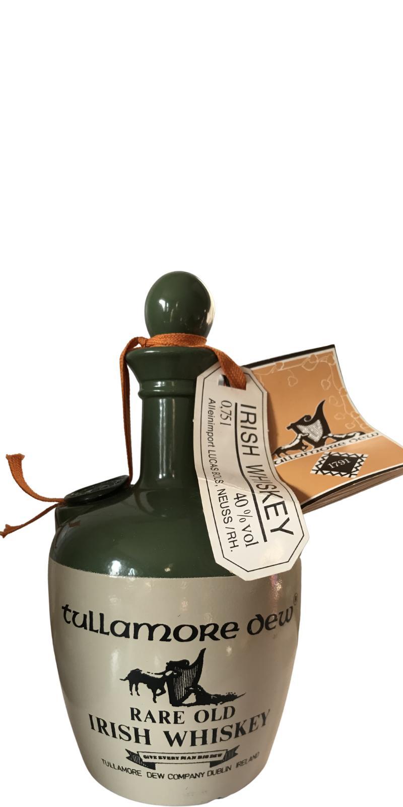 Tullamore Dew Ceramic Jug  Irish Whiskey