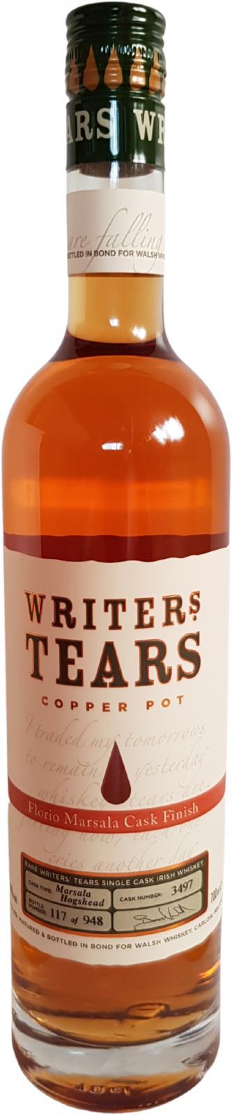 Writers' Tears Copper Pot  Florio Marsala Cask Finish